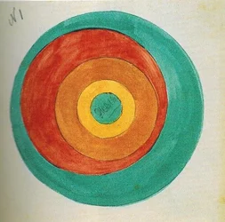 Pintura de colores. Boceto.